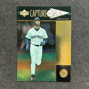 1997 Upper Deck Ken Griffey Jr Capture The Flag Gold Foil #385 Mariners CF